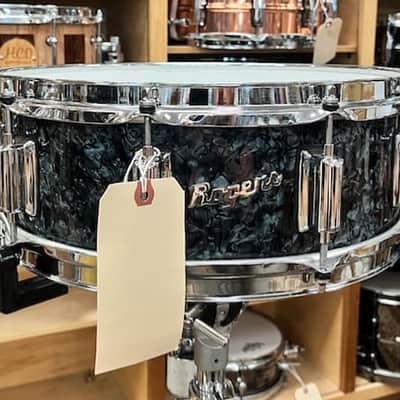 Rogers 5x14 Dynasonic Snare drum in Black Pearl image 2
