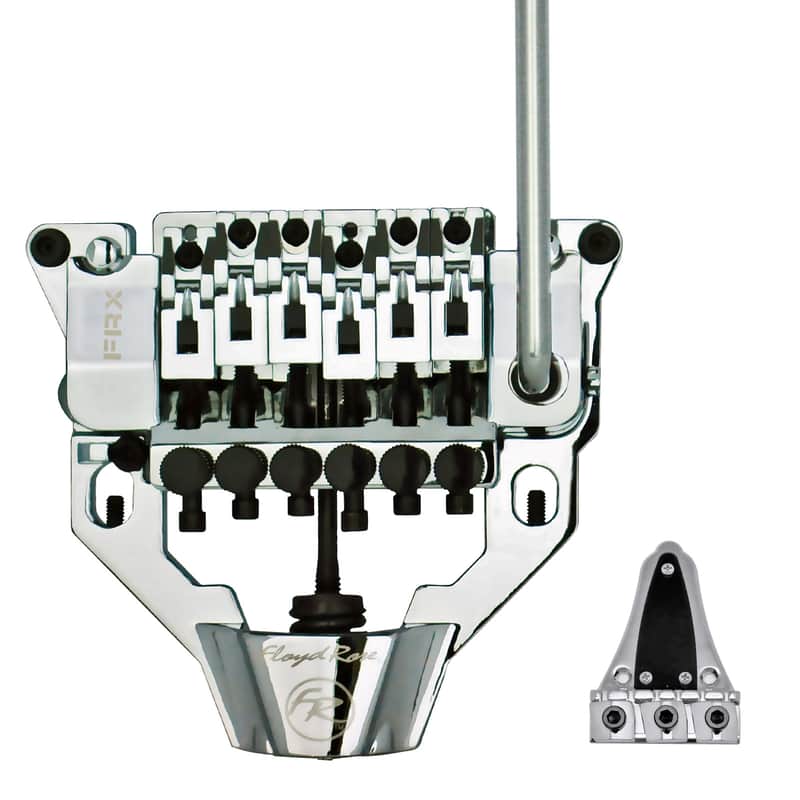 Floyd Rose FRX Top Mount Tremolo Kit Chrome with locking nut FRTX01000 NEW image 1