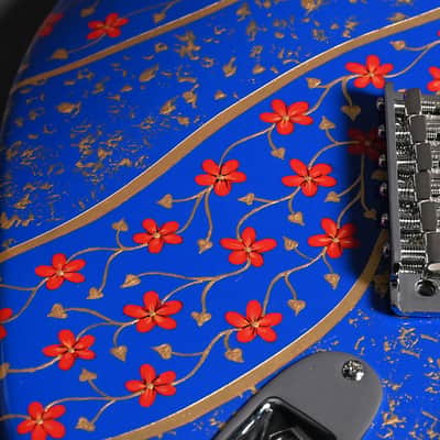 Fender Custom Shop Stratocaster "Blue with Red & Gold" Thorn / Gallenberger Project 2022 image 14