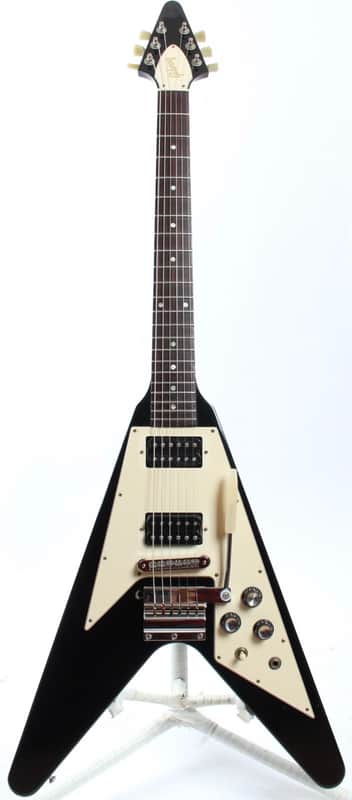 2005 Gibson Flying V '67 Reissue, ebony Maestro Vibrola image 1