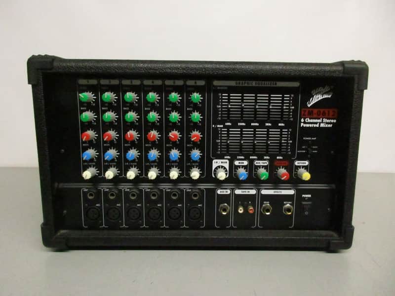 Zebra ZM-0612 6 Input Powered Mixer | Reverb