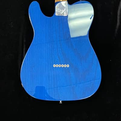 Fender Custom Shop B4 AM Custom Telecaster NOS MN Sapphire Blue Transparent image 5