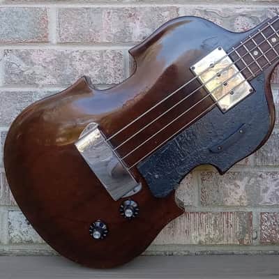 Vintage 1969 Gibson EB-1 Violin Body Bass Guitar w/ Original Hardshell Case, Extension Rod! image 1