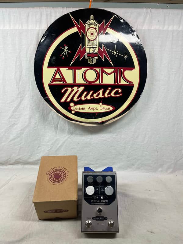 Origin Effects RevivalTREM revival trem Bias Tremolo & Overdrive Pedal with Box image 1