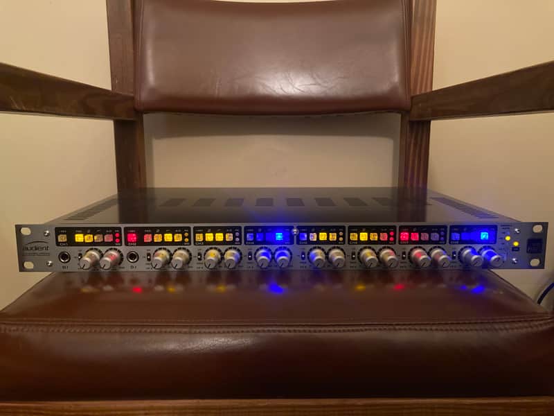 Audient ASP880 8-Channel Microphone Preamplifier and A/D Converter 2010s - Silver image 1