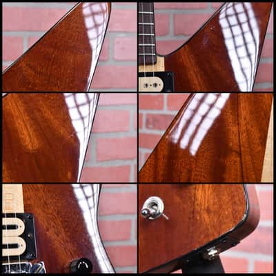 B.C. Rich USA Custom Explorer One Off  Natural 1986 w/ Fitted Hardshell Case image 15