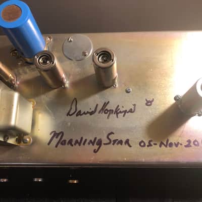 Watch Video David Hopkins MorningStar Mod Marshall JCM 800 2203 100 Watt 1988 Black & Gold image 5