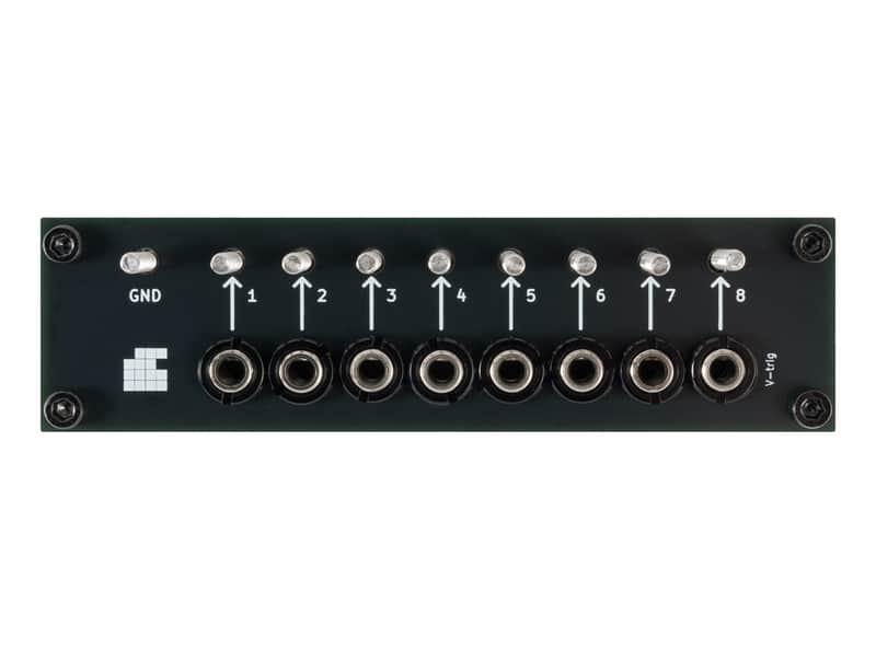 jroo music machines 8-GATES Eurorack to Lyra-8 Trigger Converter image 1