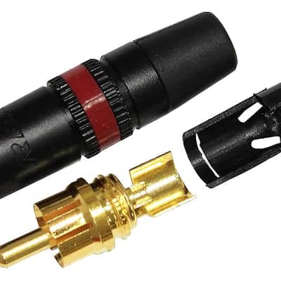 1 Foot – Mogami 2534 Quad Stereo Pair (L, R) audio cables | Neutrik Gold RCA RCA | HiFi image 4