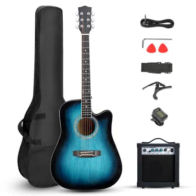 Fender Starcaster NAT Acoustic / Electric Single Cut | Reverb