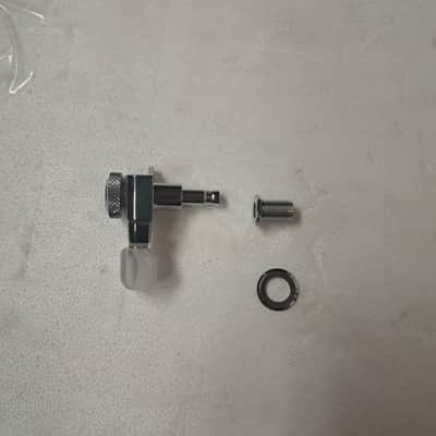 Schaller NOS locking tuner chrome/pearl 6 inline left set image 5