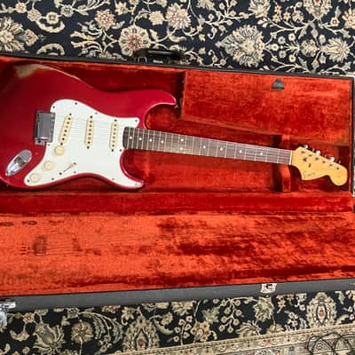 Fender Stratocaster Rosewood 1966 Candy Apple Red image 3