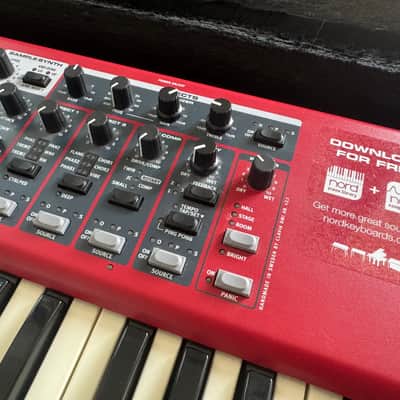 Nord Electro 6D SW73 Semi-Weighted 73-Key Digital Piano 2018 - 2022 - Red image 2