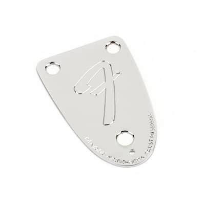 Fender 005-5259-000 Vintage-Style '70s 3 Bolt Neck Plate with F Logo Stamp