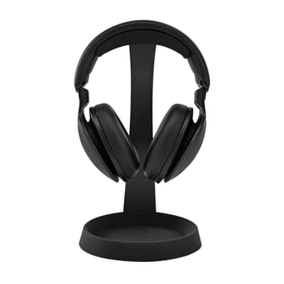 Knox Gear Aluminum Headphone Stand for Desk with Solid Base Mount (Black) image 7