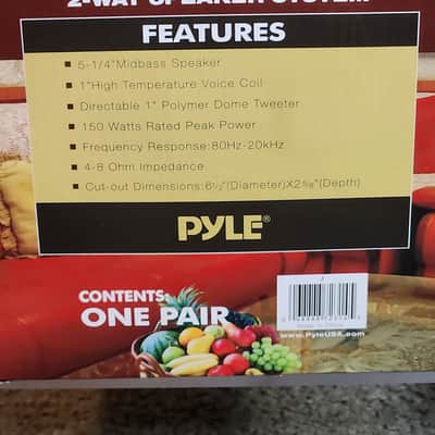 Pyle Pyle 2-Way In Ceiling Speaker System 90s  - White image 2