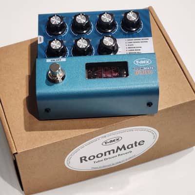 T-Rex RoomMate D'Luxe Tube Reverb Pedal - T Rex Room Mate Deluxe Blue image 2