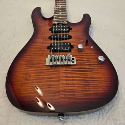 Harley Benton Fusion-III 2025 - Gotoh Tuners - Flamed Bengal Burst image 2