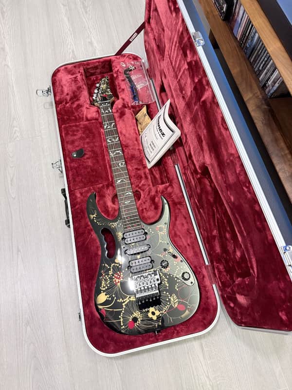 Ibanez JEM77-FP2 Steve Vai Signature 2010 - 2018 - Black Floral Pattern 2 image 1