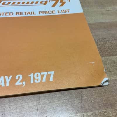 Ludwig 1975 Suggested Retail Price List image 4