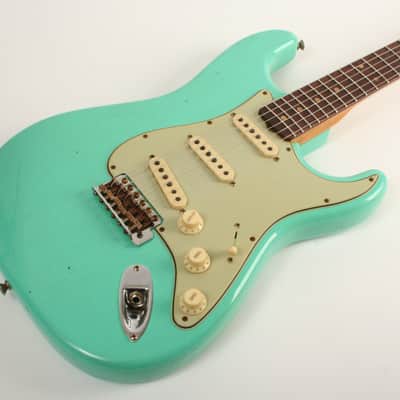 Fender Custom Shop 1959 Stratocaster Journeyman Relic Super Faded Aged Sea Foam Green 3557 image 2