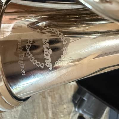 Silver  Double French Horn with case and mouthpiece image 11