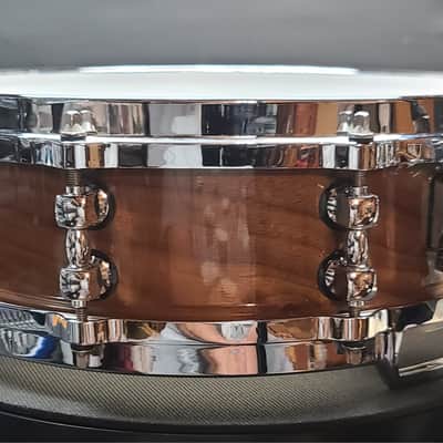 Cadeson Drum Co. 4"x14" Piccolo Snare Drum 1970's - WALNUT MAPLE BIRCH & CHERRY image 2