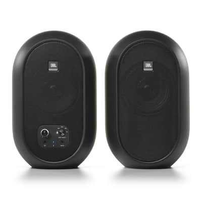 JBL 104-BT Compact Desktop Reference Bluetooth Monitors Bundle with Cables image 2