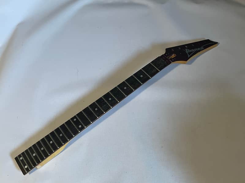 1991 Japan Ibanez RG560 Wizard 24 Fret Guitar Neck Floyd Ready (Repaired) Violet Pearl image 1