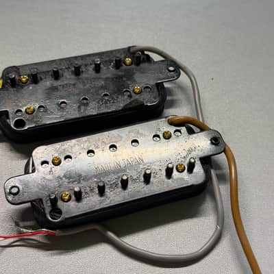 Ibanez Prestige V87 V77 7 String Electric Guitar Pickup Set Black Humbuckers Japan Bridge & Neck RG1527 image 11