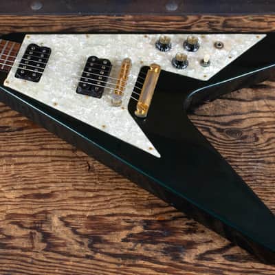 Gibson Flying V 1993 - Metallic Teal Green Rare!! image 6
