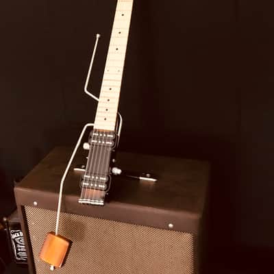 Original South Korean Ministar Lestar Travel Guitar Built in Headset Amp Gibson Scale image 6