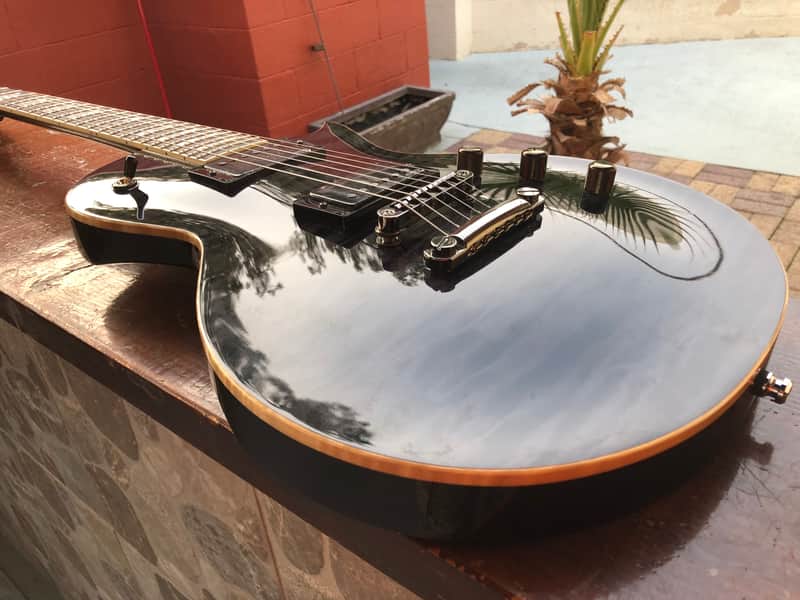 ESP Kiso Custom Shop Eclipse CTM 2009 See-thru Black image 1