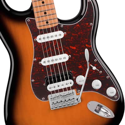 HSS 11 Holes Strat Electric Guitar Pickguard and BackPlate Set for Fender US/Mexico Made Standard Stratocaster Modern Style Guitar Parts (3Ply Red Tortoise) image 8