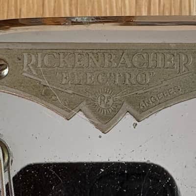 Rickenbacker Silver Hawaiian Model NS 100 Lap Steel 1937 - Nickel image 6