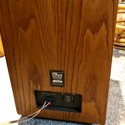 Ohm Walsh 4 1980s Vintage HiFi  Stereo Speakers Free Shipping image 13