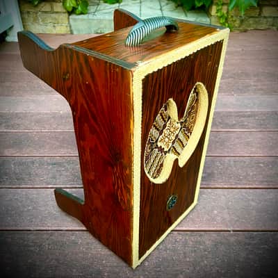 Rotary Connection  1x8 mini portable guitar speaker cab. Closed OR open back. Unique look. Vintage CTS 8” speaker. 8 ohms 25 watts. 2026 - Red Oak image 3