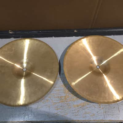 Paiste 14" 404 "Brown Label" Medium Hi-Hat Cymbals (Pair) 1980 - 1985 - Traditional image 4