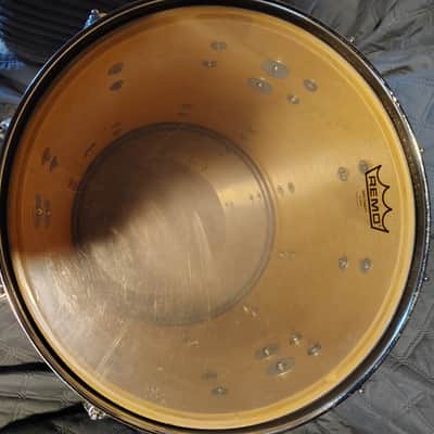 Ludwig (Chicago) Maple 🍁 Modified 14"(Diameter)x13"(Depth) Floor Tom 1984-85 - Black Wrap image 11