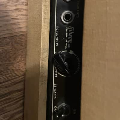 Gibson BR-9 10-Watt 1x8" Guitar Combo 1948 - 1950 - Ivory Leatherette with Trapezoid Grille image 8