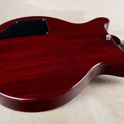 Univox Limited Edition Double Cutaway Junior Special Style MIJ 1970s Cherry Vintage Japan Jr  DC w/ Hard Case image 6