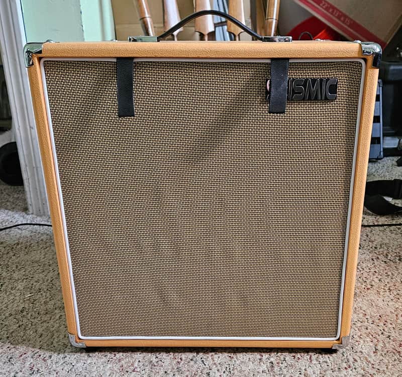 Luke-1x12C - Empty 12" Guitar Cabinet - Orange Tolex/Wheat Cloth Grill Loaded With Celestion Seventy 80 image 1