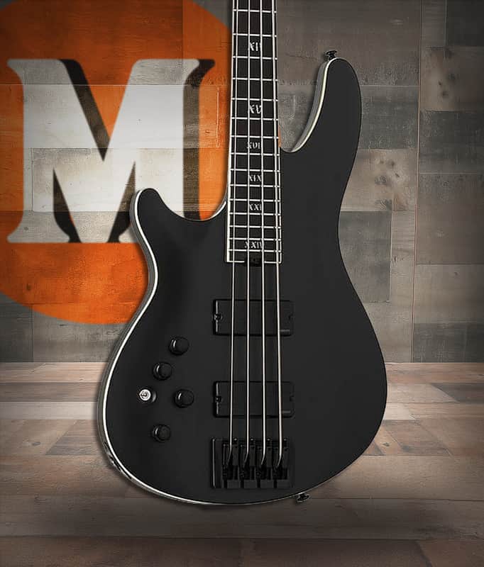 Schecter SLS Evil Twin-4 LH - Satin Black (1396) image 1