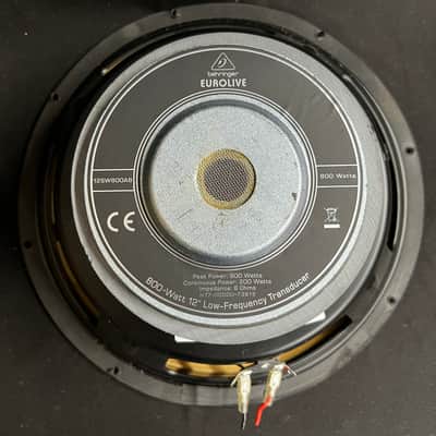 Behringer 12" Speaker 800 Watts Model Eurolive 12W100A8 8 Ohms Woofer image 2