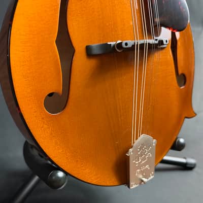 Gold Tone Grandmaster Elite F-Style Mandolin Honey Amber Finish w/ Hardshell Case image 7
