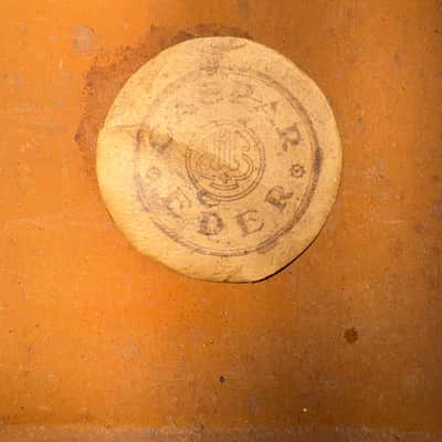 Parlor Guitar Label Caspar Eder (Joach. Tielke Gitarre) 1900s image 20