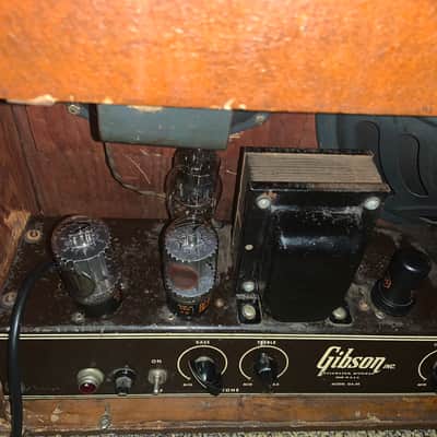 Completely Restored 1949 Gibson GA-50 Vintage Tube Amp Combo Jensen Alnico Speakers image 4