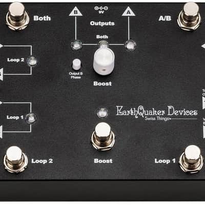 EarthQuaker Devices Swiss Things Pedalboard Reconciler 2019 - Present - Black / White Print image 1