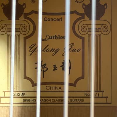 Yulong Guo Concert GC03AS Ziricote/Spruce 2025 - n. 011 image 13