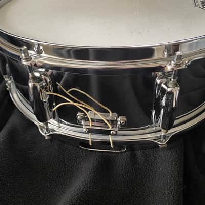 Slingerland No. 141 Festival Model 5x14" 8-Lug Chrome Over Steel Snare Drum with Rapid Strainer 1973 - 1979 - Chrome image 4